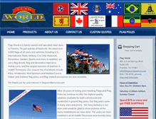 Tablet Screenshot of flagworldamerica.com